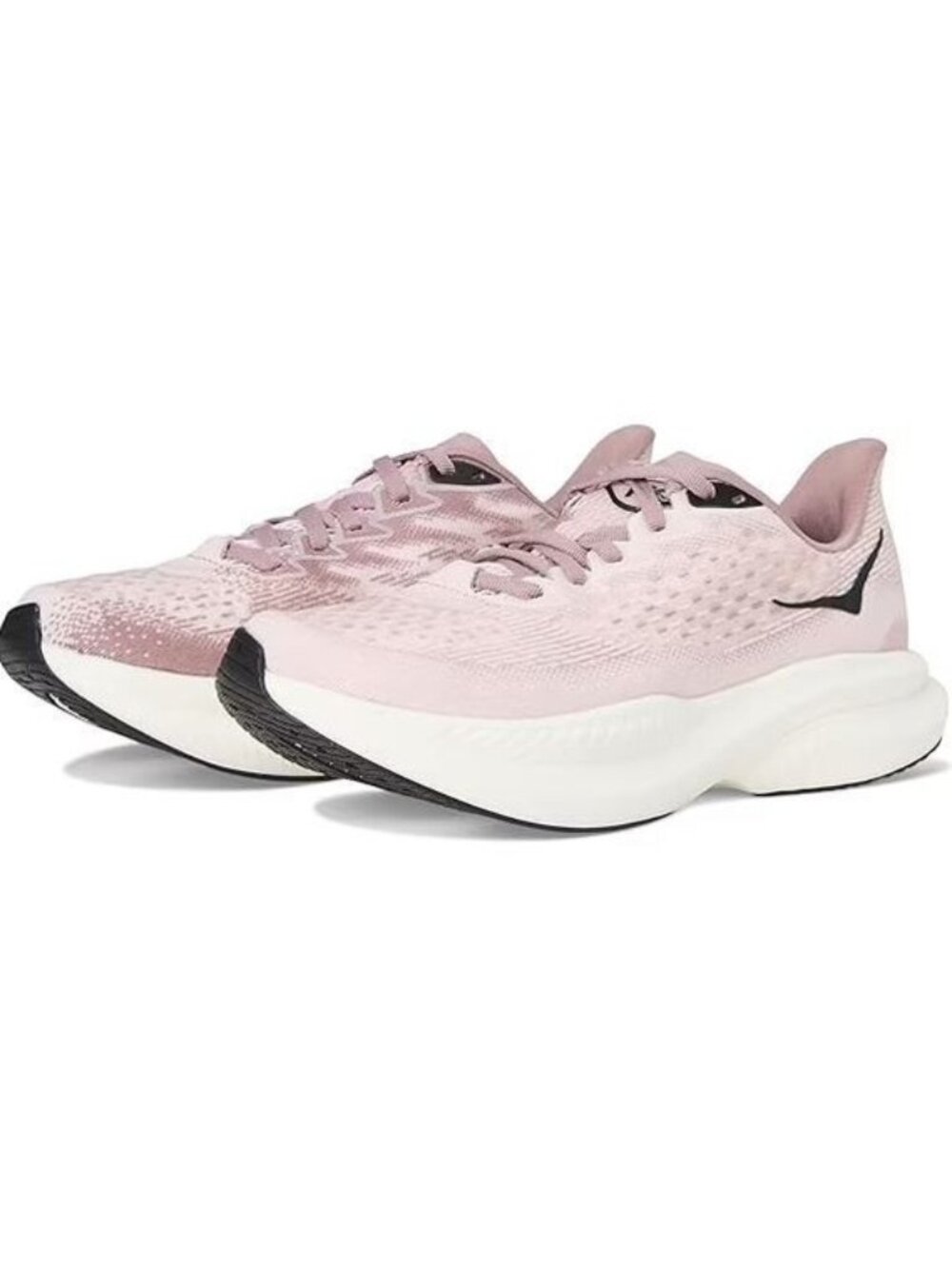 Hoka Womens Mach 6 Running Shoes Cosmic Pearl Quartzite Pink Size 11B